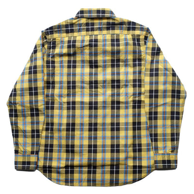 Japan Blue Check Work Shirt (Yellow)