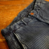 Studio D'Artisan Distressed Indigo Sashiko Pants (Slim Tapered)