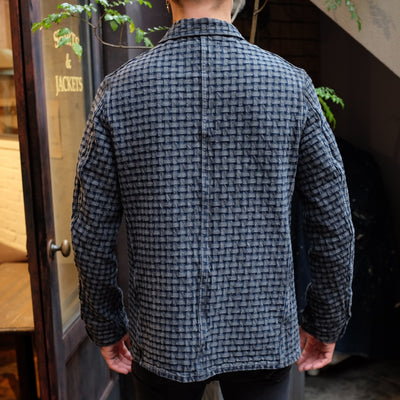 Studio D'Artisan Sumi Dyed "Ajiro Denim" Coverall