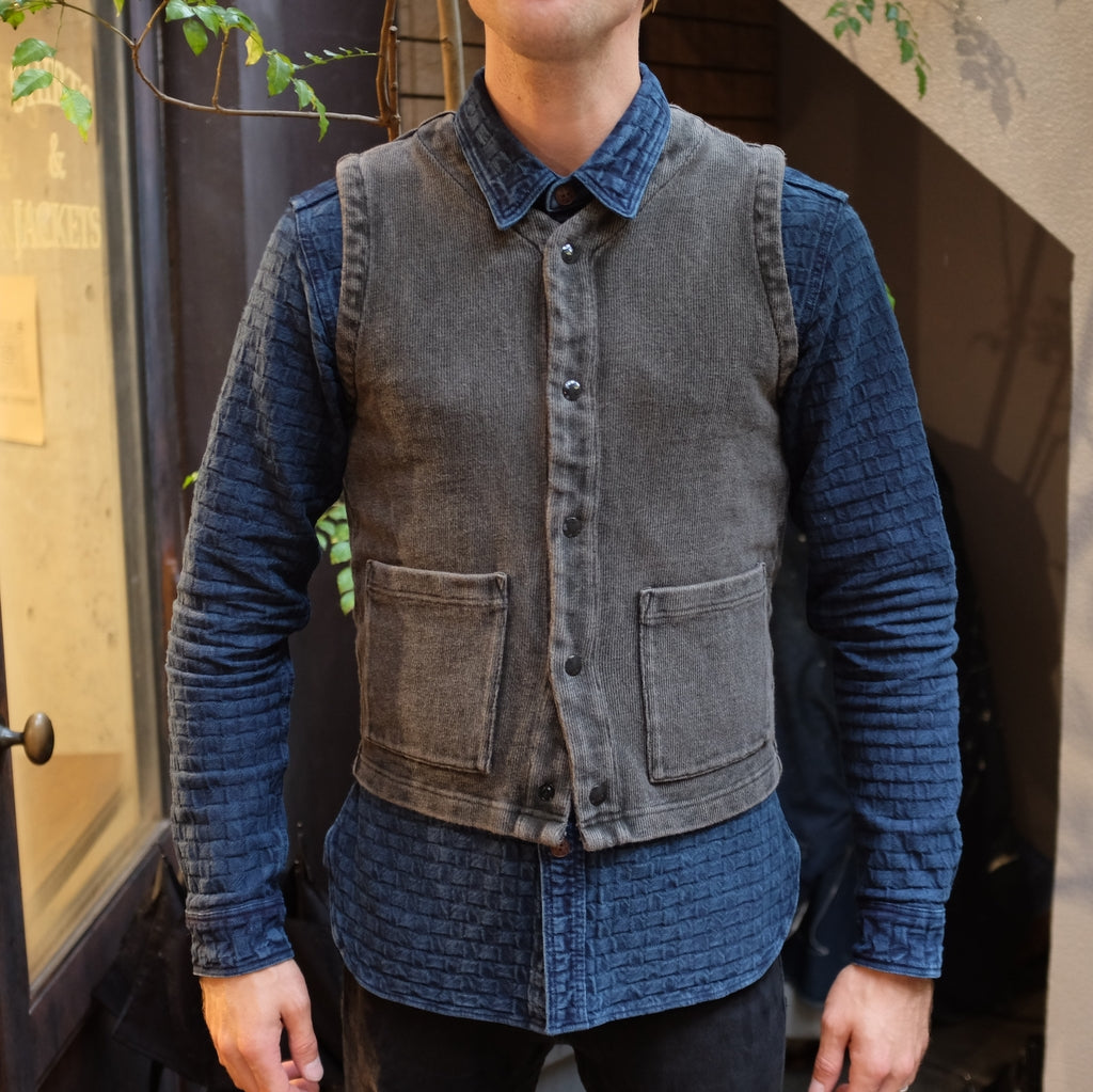 Pre-Order] Studio D'Artisan Sumi Dyed Heavyweight Jersey