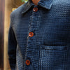 Studio D'Artisan Distressed Indigo Sashiko Coverall