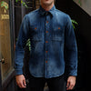 Studio D'Artisan Distressed Indigo Sashiko Shirt