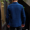 [Pre-Order] Studio D'Artisan Indigo Dobby Sashiko Shirt (Version A)