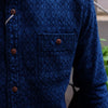 Studio D'Artisan Indigo Dobby Sashiko Shirt (Version B)