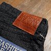 Studio D'Artisan Black "Sashiko Denim" Jeans (Relax Tapered)