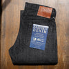 Studio D'Artisan Black "Sashiko Denim" Jeans (Relax Tapered)