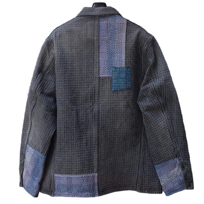 Studio D'Artisan Black Boro "Sashiko Denim" Coverall