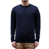 Pure Blue Japan Indigo Cable Knit Crewneck Sweatshirt