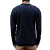 Pure Blue Japan Indigo Cable Knit Crewneck Sweatshirt