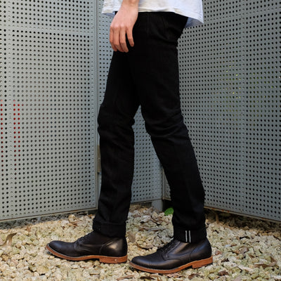 OD+PBJ 14oz. "Kurokin" Black Selvedge Jeans (Slim Tapered)