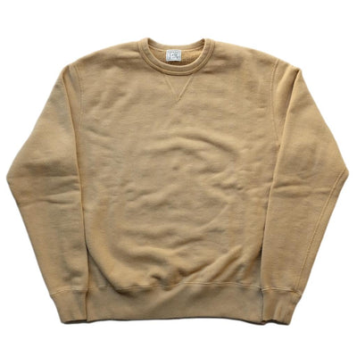 OD+LW Natural Kakishibu Dyed Vintage Jacquard Knit Crewneck Sweatshirt