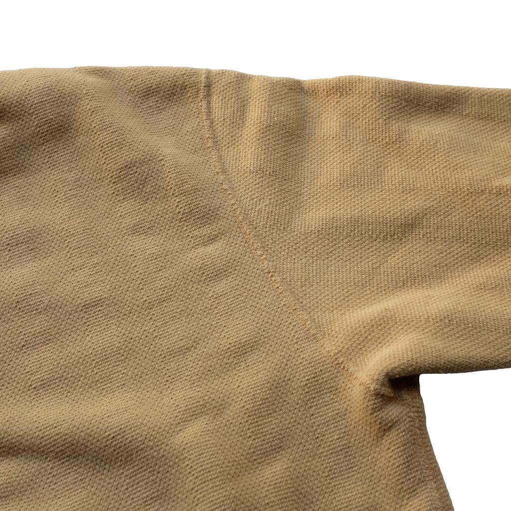 OD+LW Natural Kakishibu Dyed Vintage Jacquard Knit Crewneck Sweatshirt