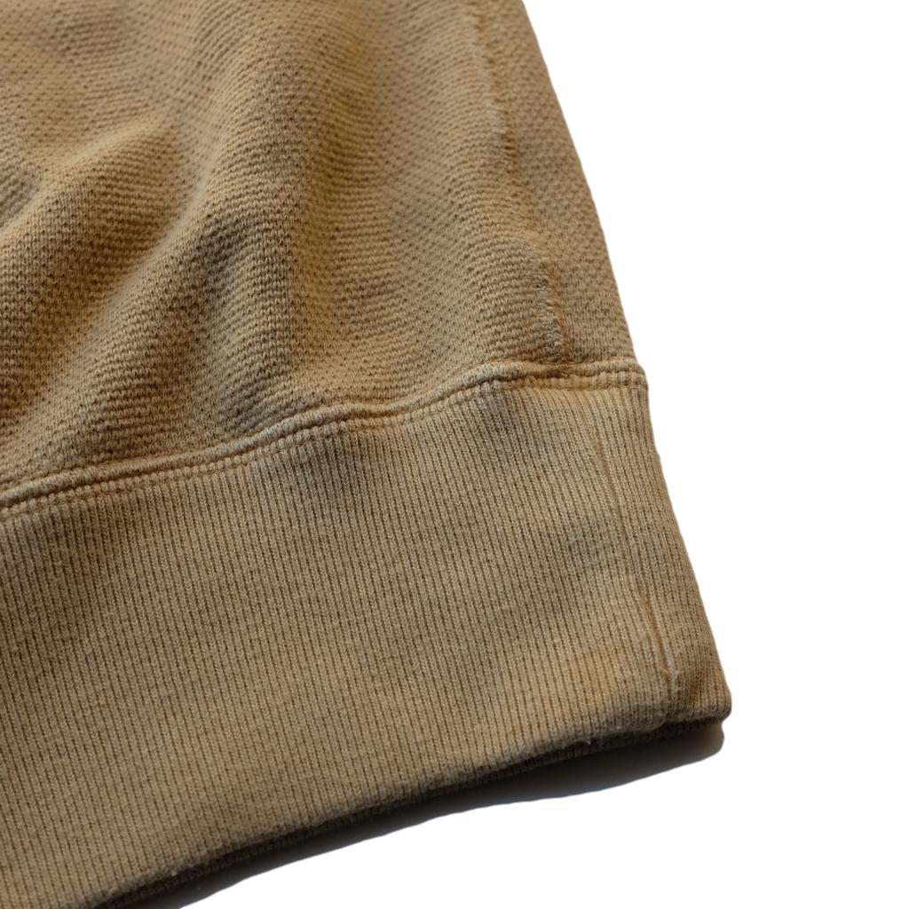 OD+LW Natural Kakishibu Dyed Vintage Jacquard Knit Crewneck Sweatshirt