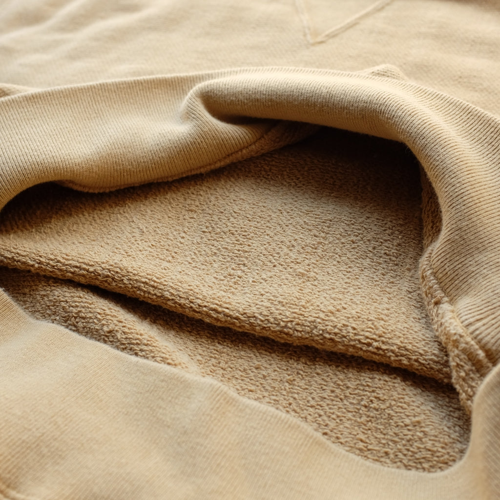 OD+LW Natural Kakishibu Dyed Vintage Jacquard Knit Crewneck Sweatshirt