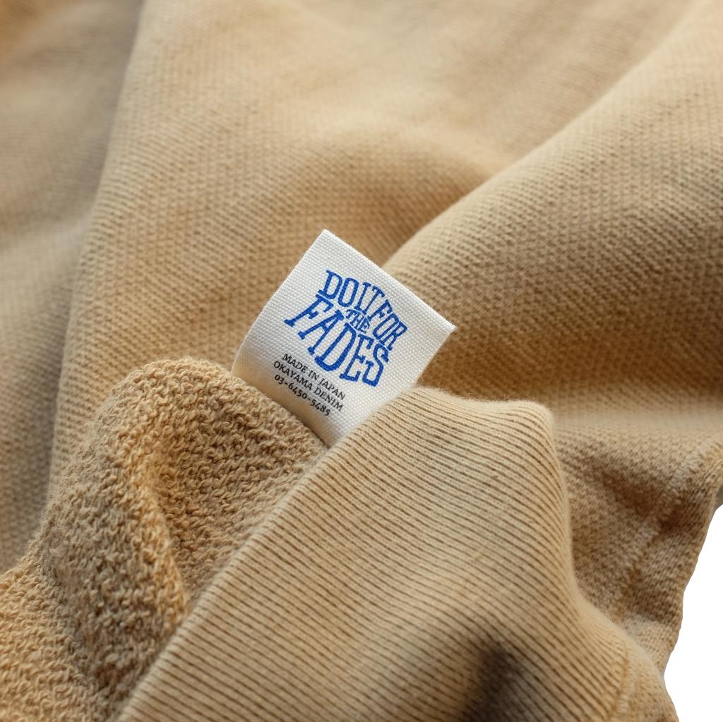 OD+LW Natural Kakishibu Dyed Vintage Jacquard Knit Crewneck Sweatshirt