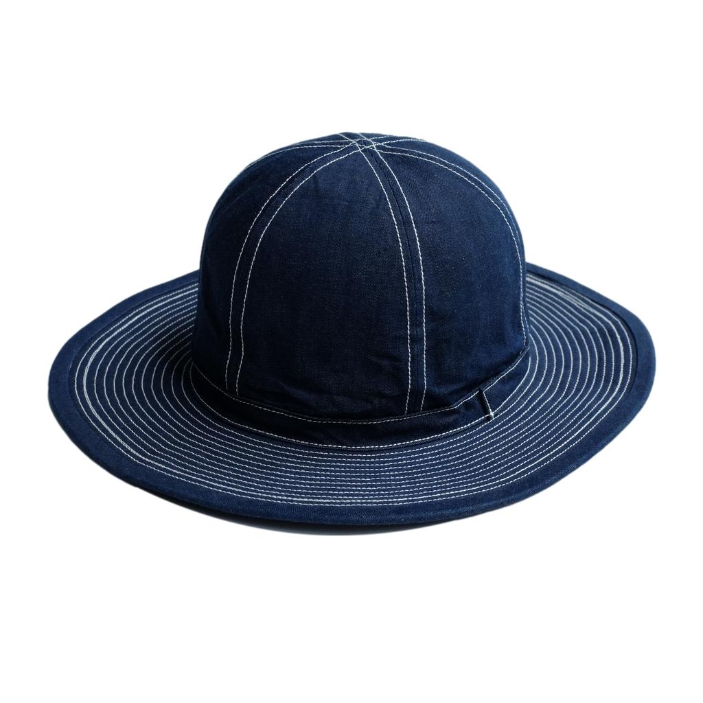 The Factory Made Denim Fatigue Hat - Okayama Denim