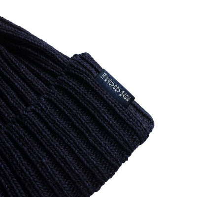 The Factory Made Indigo Knit Beanie