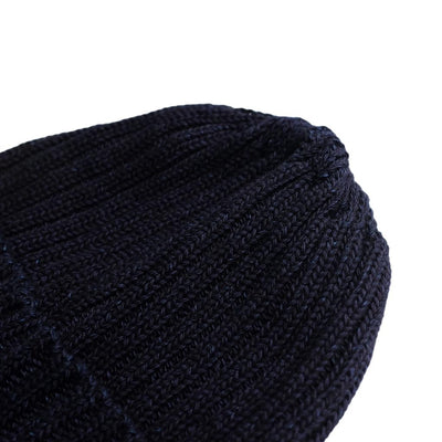 The Factory Made Indigo Knit Beanie