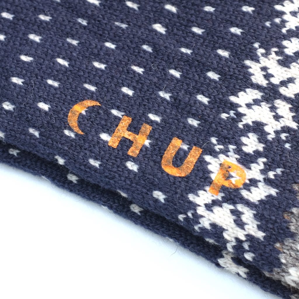 Chup Socks Santa (Blue) - Okayama Denim Accessories - Selvedge