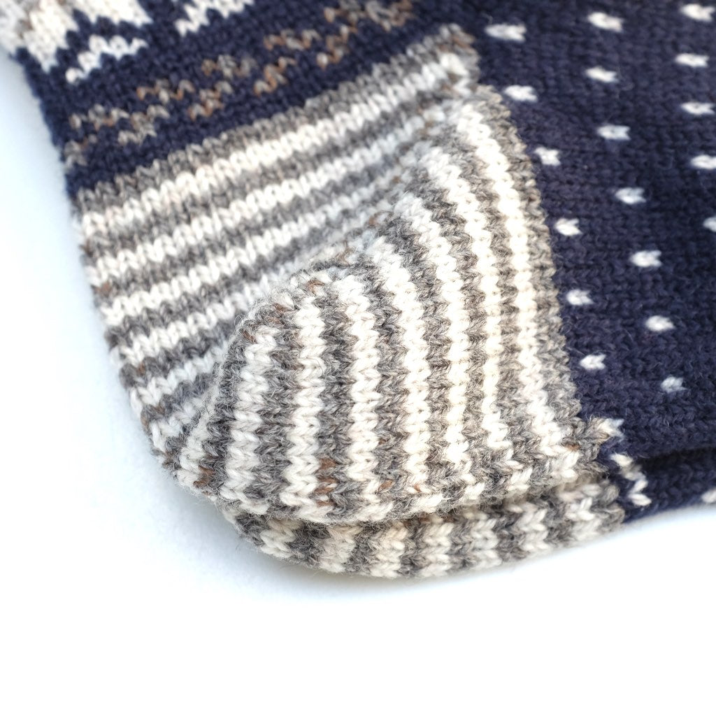 Chup Socks Santa (Blue) - Okayama Denim Accessories - Selvedge