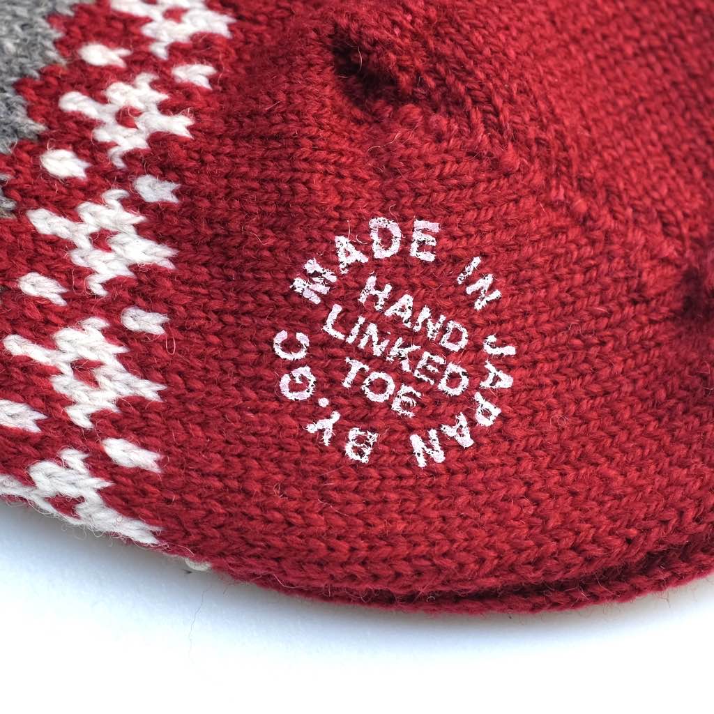 Chup Socks Santa (Brown) - Okayama Denim Accessories - Selvedge