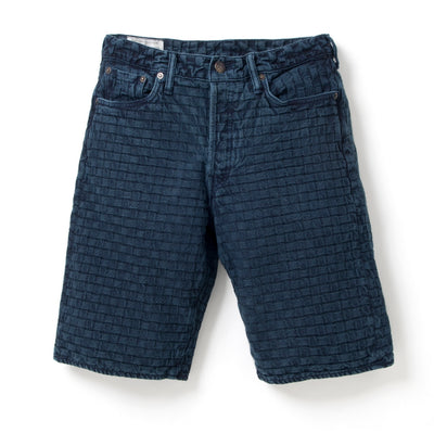 Studio D'Artisan Indigo Dyed "Ajiro Denim" Selvedge Shorts