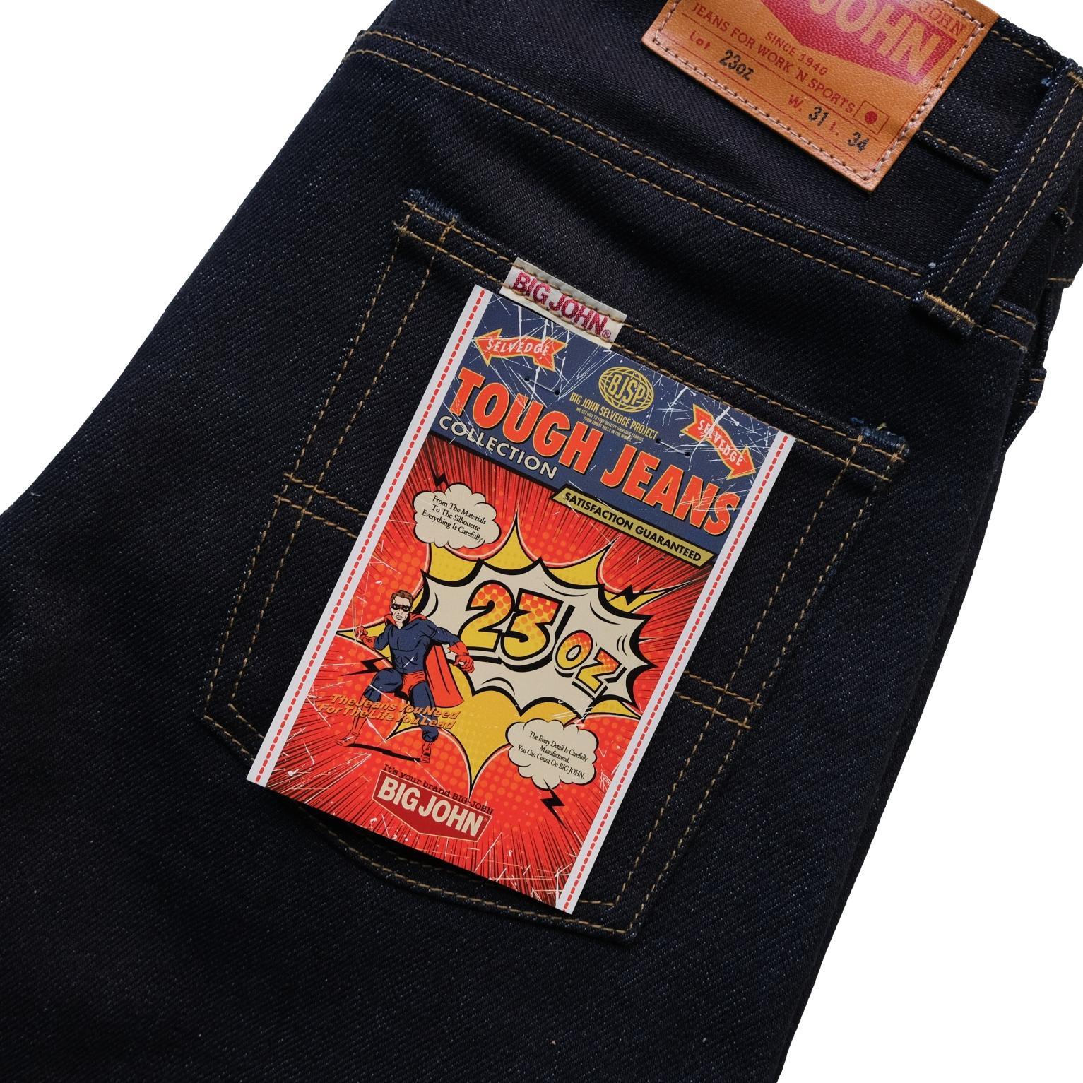 Big John 23oz. "Tough Jeans" Regular Straight - Okayama Denim