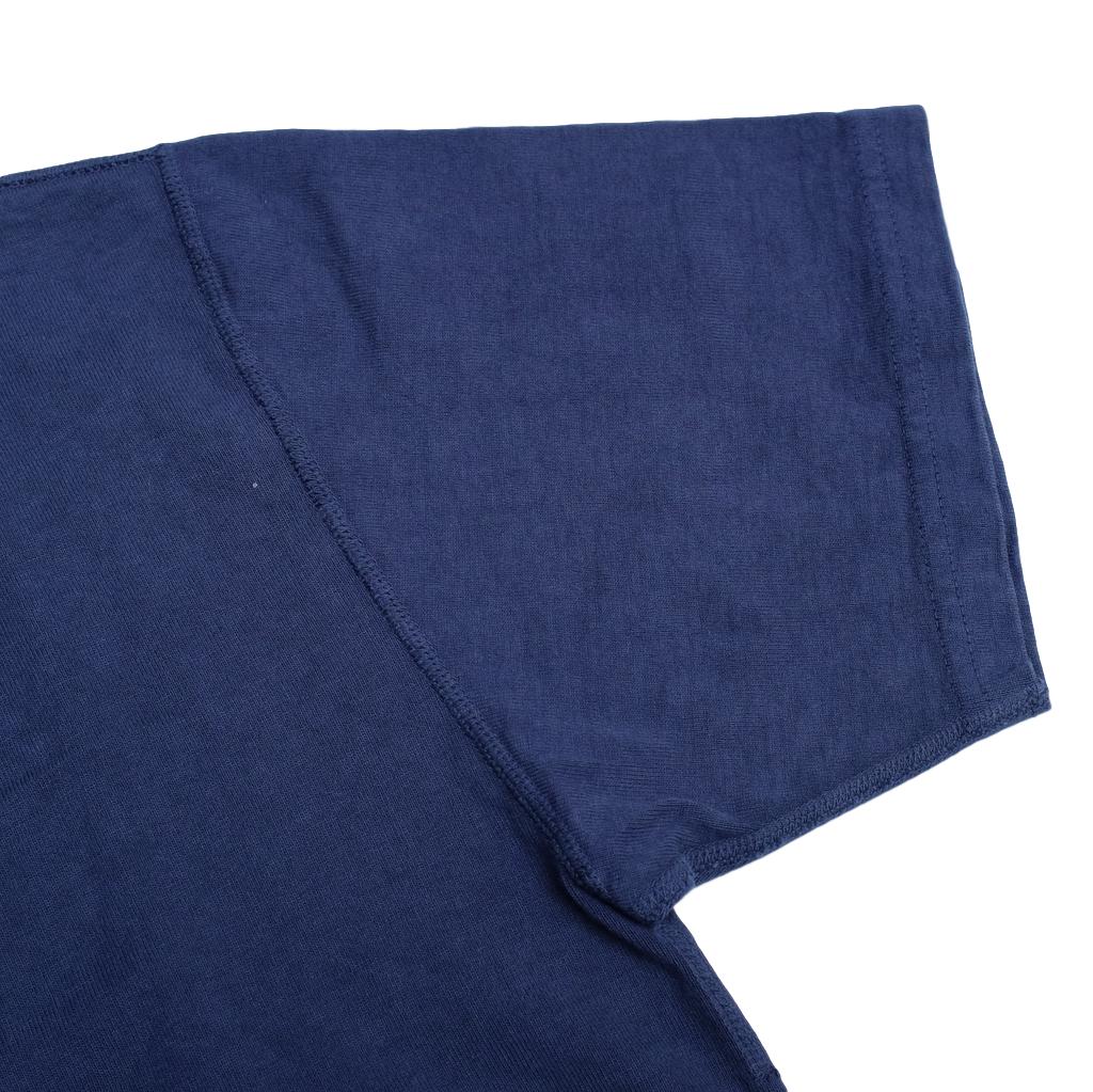 Studio D'Artisan 9913 Loopwheel Tee (Navy) - Okayama Denim