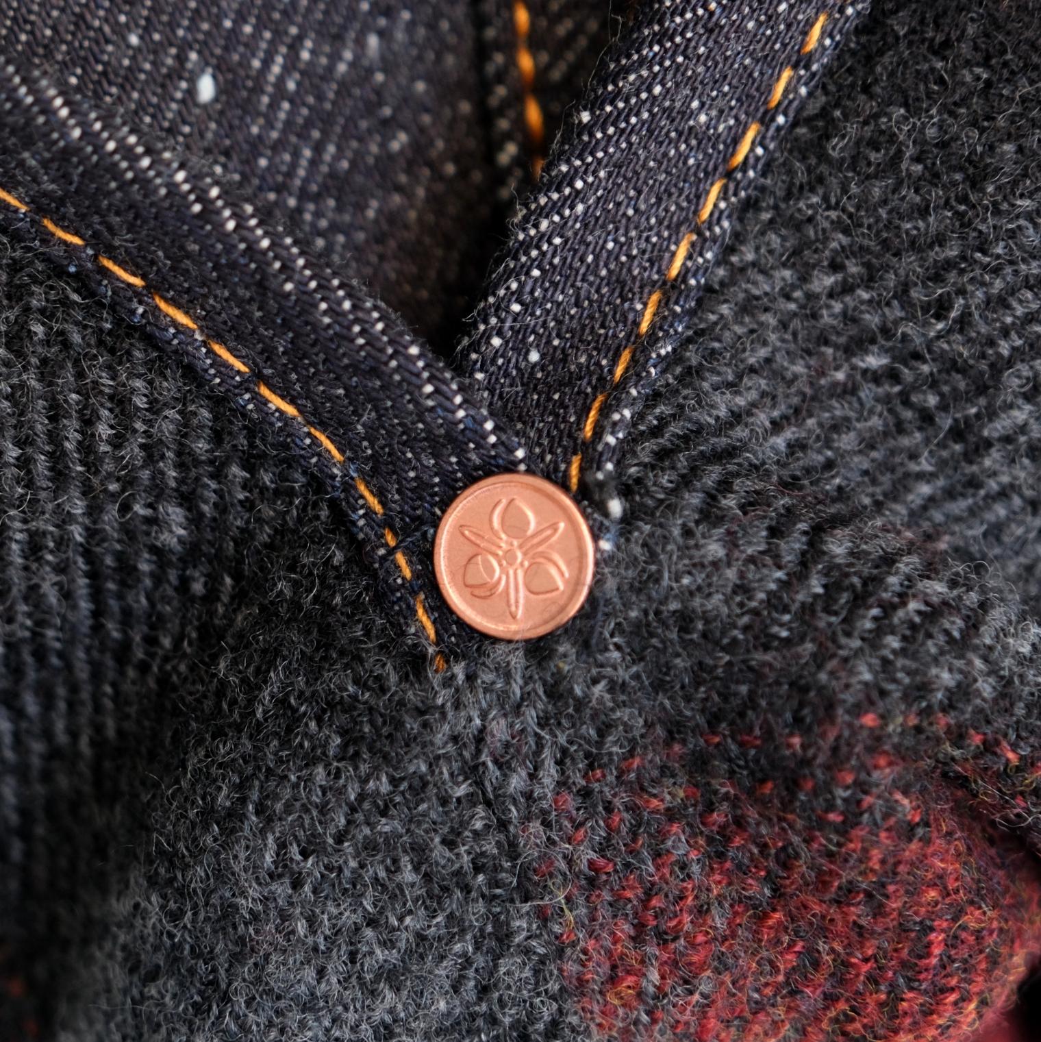 OD+MJ 15.7oz. "Frost" Nep Selvedge Jacket