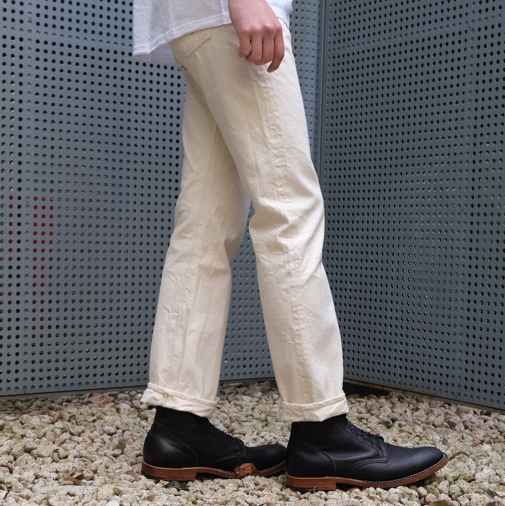 Fullcount 1108EC Ecru Selvedge Jeans (Slim Straight)