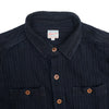 Momotaro Indigo Dobby Herringbone Shirt