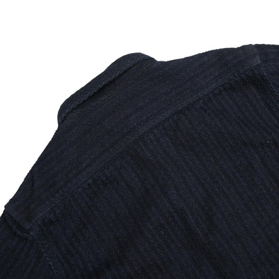 Momotaro Indigo Dobby Herringbone Shirt