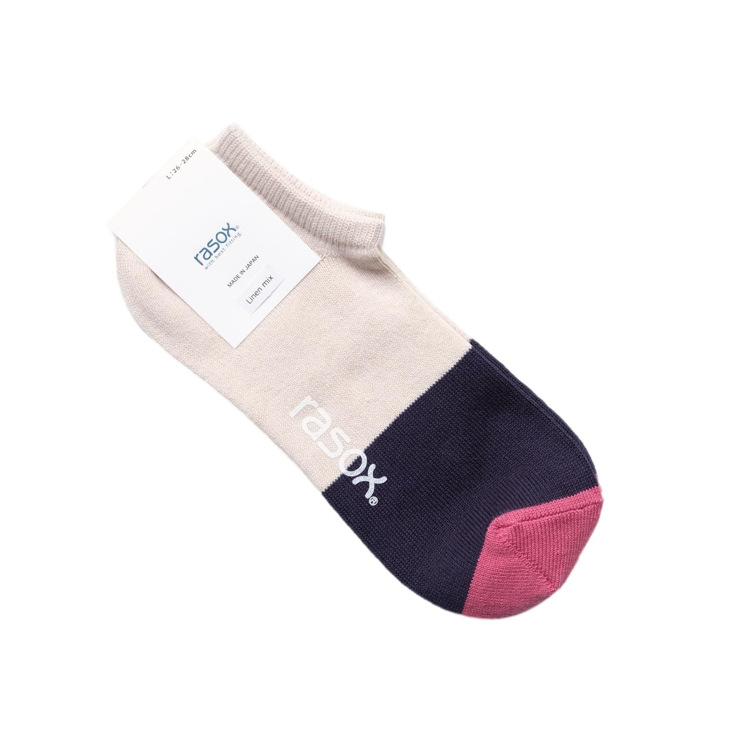 Rasox Cotton x Linen Ankle Socks