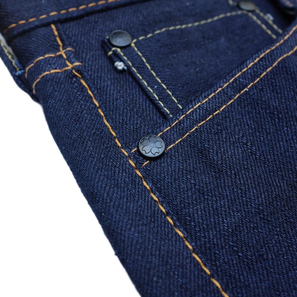 OD+SJ 17oz. "Wagami" Natural Indigo Selvedge Jeans (Comfort Tapered) - Okayama Denim Jeans - Selvedge