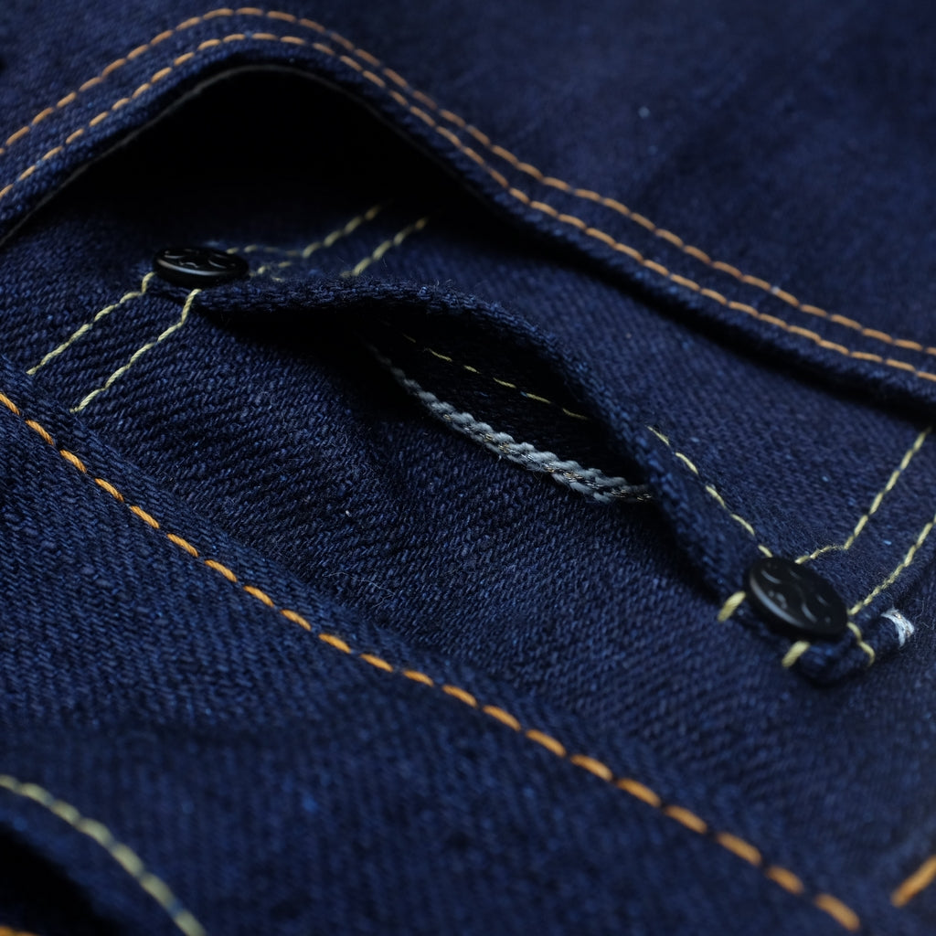 OD+SJ 17oz. "Wagami" Natural Indigo Selvedge Jeans (Comfort Tapered) - Okayama Denim Jeans - Selvedge