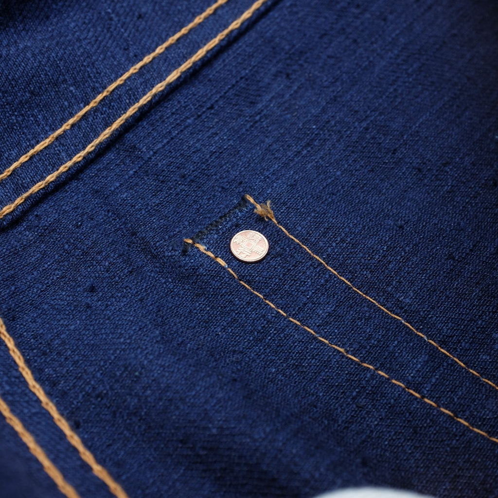 OD+SJ 17oz. "Wagami" Natural Indigo Selvedge Jeans (Comfort Tapered) - Okayama Denim Jeans - Selvedge