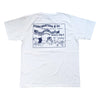 Studio D'Artisan Selvedge Denim Pocket Tee (White)