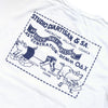 Studio D'Artisan Selvedge Denim Pocket Tee (White)