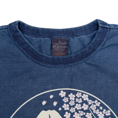 Studio D'Artisan "Japan" Light Indigo Logo Print Tee