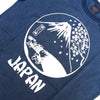 Studio D'Artisan "Japan" Light Indigo Logo Print Tee