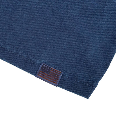 Studio D'Artisan "Japan" Light Indigo Logo Print Tee