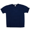 OD+LW Random Broad Stitch Indigo Dyed Classic Tee - Okayama Denim T-Shirts - Selvedge