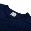 OD+LW Random Broad Stitch Indigo Dyed Classic Tee - Okayama Denim T-Shirts - Selvedge