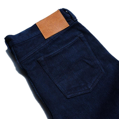 Studio D'Artisan "Kasezome" Indigo Sashiko Selvedge Pants (Relax Tapered) - Okayama Denim Pants - Selvedge