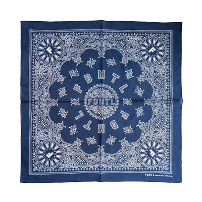 FDMTL Paisley Bandana (Indigo)