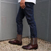 Pure Blue Japan KSAI-013 17.5oz. Natural Indigo x Kakishibu Selvedge Jeans (Slim Tapered)