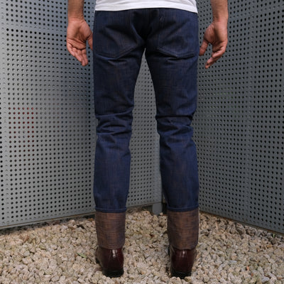 Pure Blue Japan KSAI-013 17.5oz. Natural Indigo x Kakishibu Selvedge Jeans (Slim Tapered)