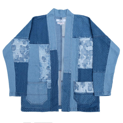 FDMTL "5 Year Wash" Distressed Boro Patchwork Haori