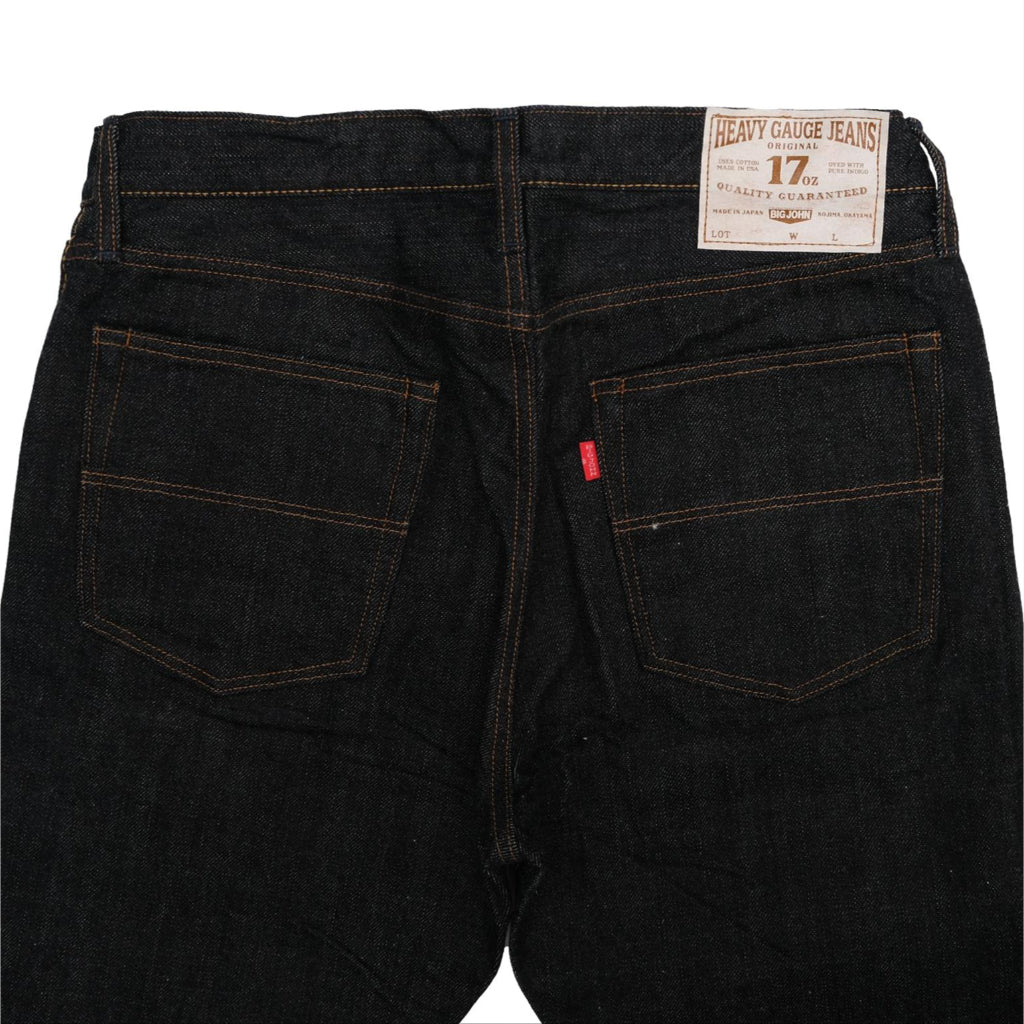 Big John 17oz. Heavy Gauge Selvedge Jeans (Regular Straight) - Okayama Denim