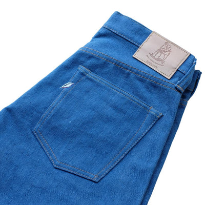 Pure Blue Japan BG-019 14.5oz. "Blue Gray" Selvedge Jeans (Relaxed Tapered)